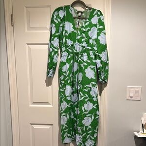 Kate Spade for Target Green and blue Long Sleeve Sundress